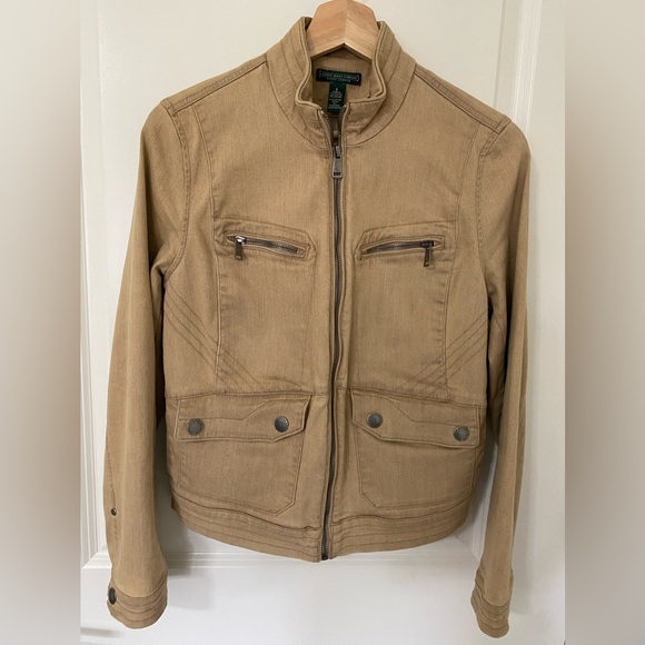 LRL Ralph Lauren Jeans Cargo Pocket Jacket - Size 8 - Picture 1 of 3